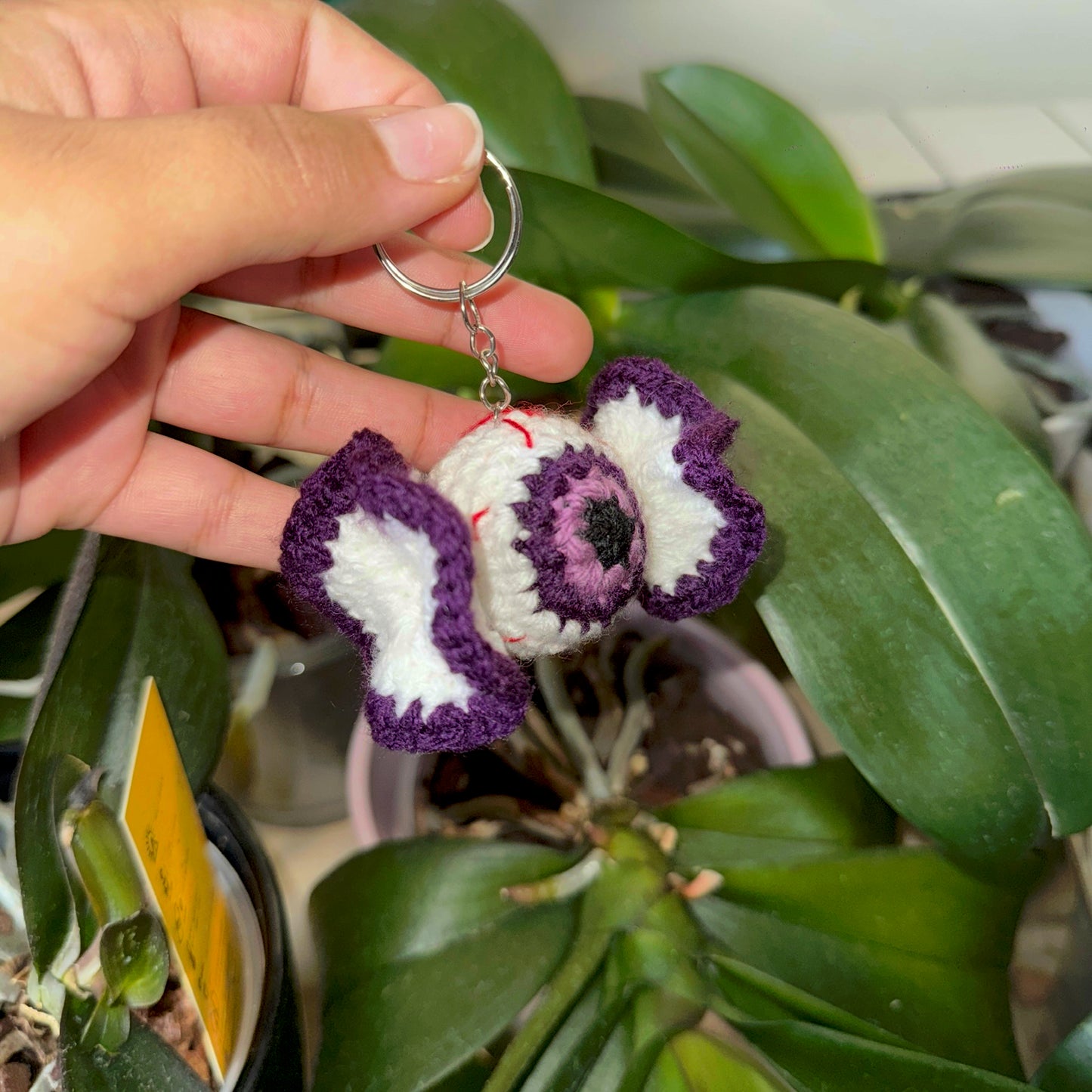 Porte-clé bonbon œil