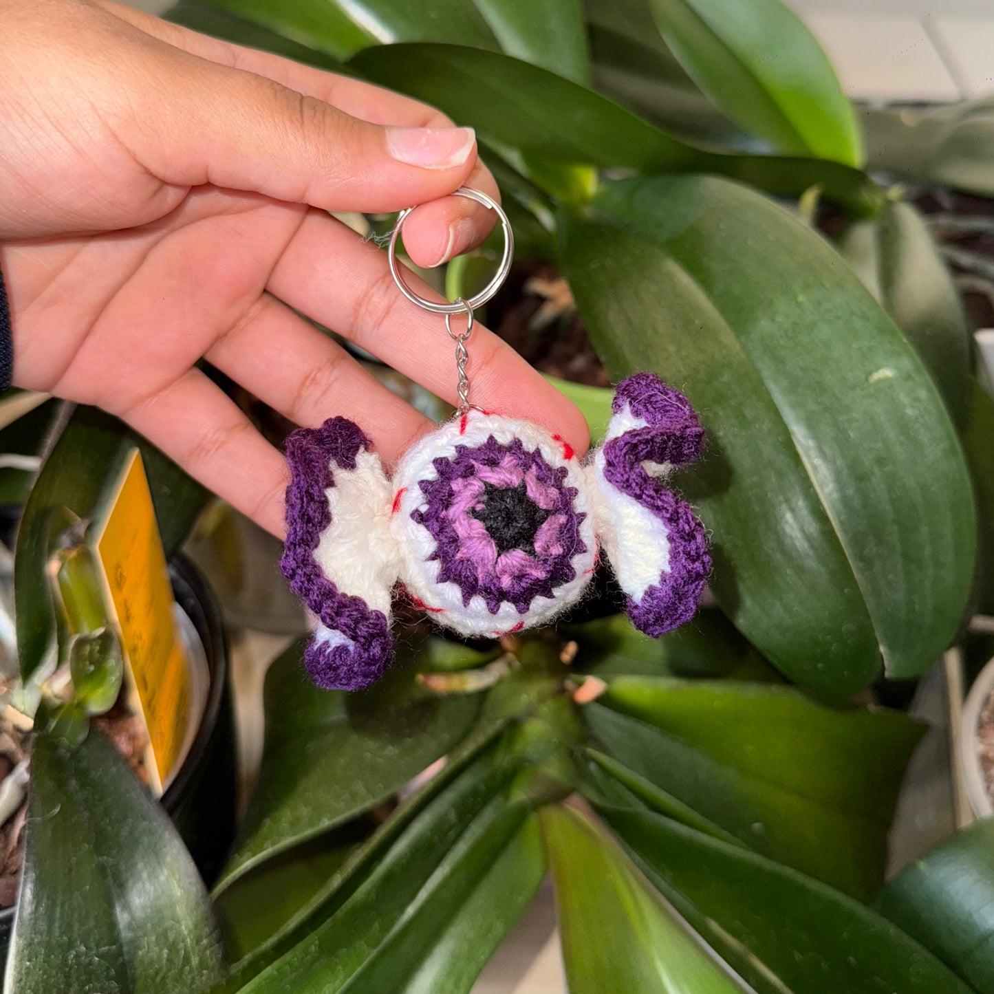 Porte-clé bonbon œil