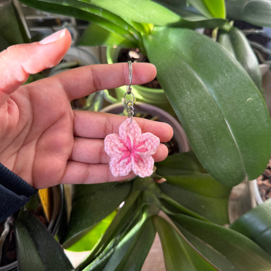 Porte-clé fleur de cerisier