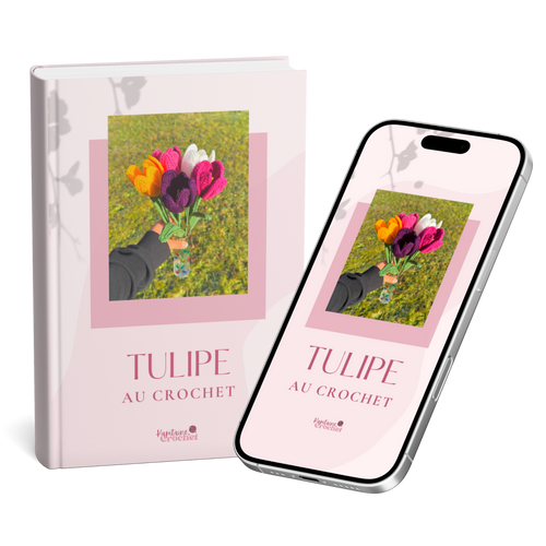 Tulipe au Crochet : Guide Facile et Illustré | Tutoriel Pas à Pas pour Débutants